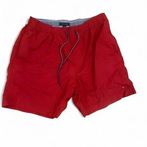 Tommy Hilfiger Men's Red Swim Shorts